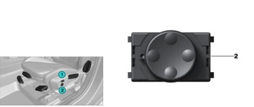 New original switch support lumbar bmw, фото