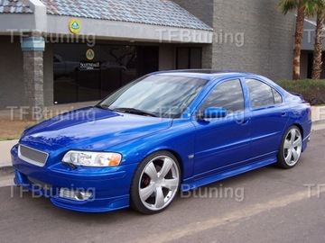 Спойлер накладка перед volvo v70r s60r tfb тюнинг, фото