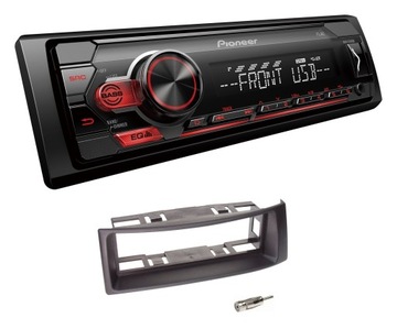 Автомагнитола автомобильное pioneer mvh-s110ub 1-din, фото