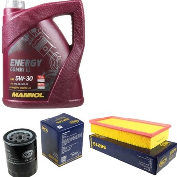 Filter set + oil 5w30 peugeot 406 2, 0 16v, фото