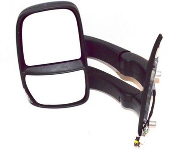 Iveco daily 2014- mirror left long holder electric, фото