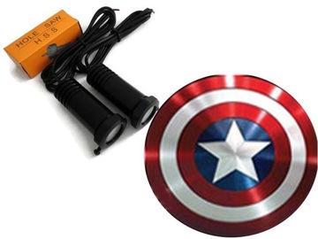 Welcoming light logo captain america 2x7w, фото