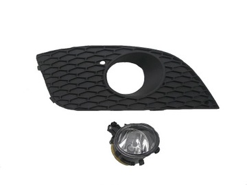 Seat leon 2 restyling 2010- fog light+ lattice 1p0 right, фото