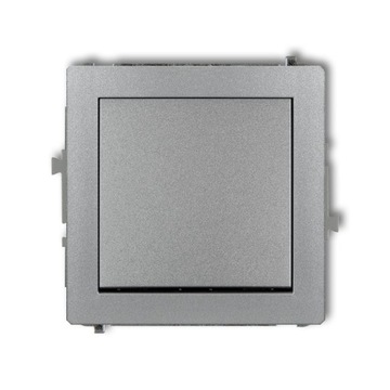 Switch unipolar gray 7dwp-1 deco karlik, фото