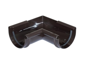 Inner corner pvc - у gamrat 75mm dark brown, фото
