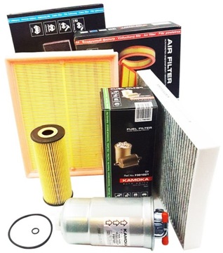 Audi a4 b6 b7 1, 9 2, 0 tdi filter set kamoka, фото