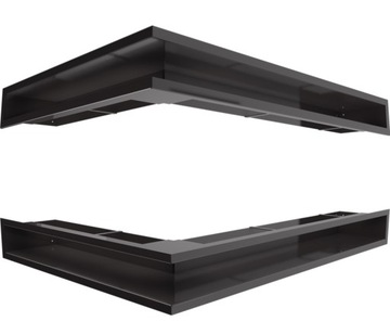 Lattice fireplace backlash angular 766x547x90 2 pcs set, фото
