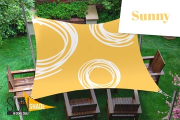 Zagiel sunscreen waterproof with graphics 3x3 on terraces to garden for the yard, фото