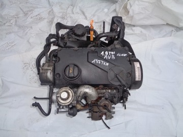 Комплектный двигатель vw audi 1. 9tdi 101km avb, фото
