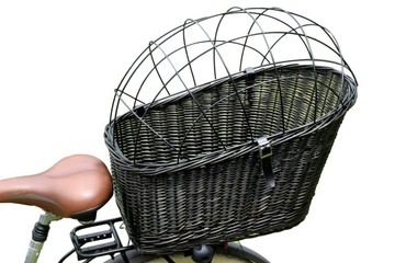 Great basket (bracket) on a bicycle transporter on a bicycle rack, фото