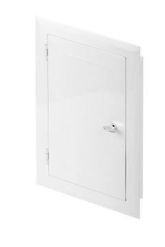 Door metal. 14x14 white, фото