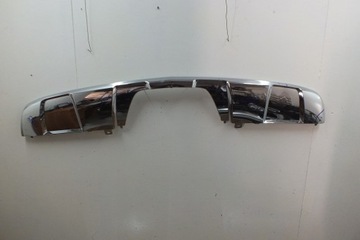 Mercedes ml w166 11- overlay diffuser chrome bumpers, фото