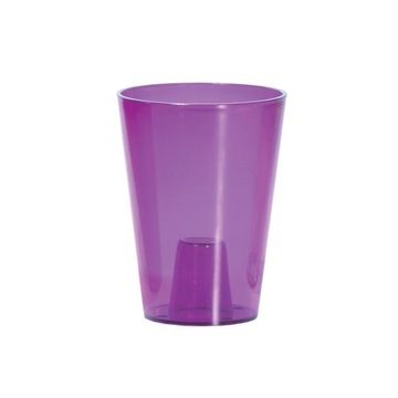 Flowerpot coubi 130 purple transparent, фото