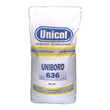 ТЕРМОПЛАВКИЙ клей UNIBORD 636 натуральний-25kg Unicol