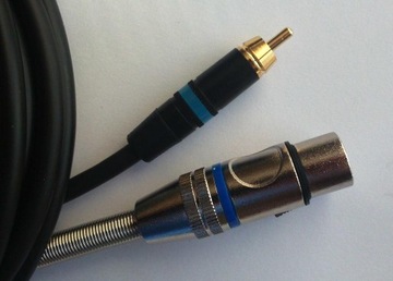 Шеллер кабель / RCA (cincz) / XLR жіночий / 0.75 м