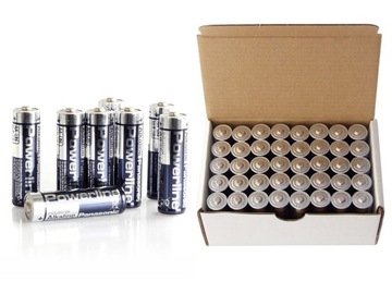 Panasonic щелочные батареи 40x Powerline LR06 / AA