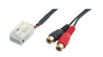 РАЗЪЕМ AUX-RCA ДЛЯ CITROEN / PEUGEOT RADIO RD4