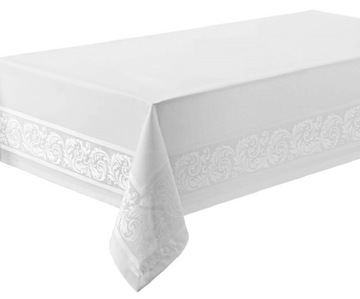 Тефлоновая скатерть 140x350 LAURA белая