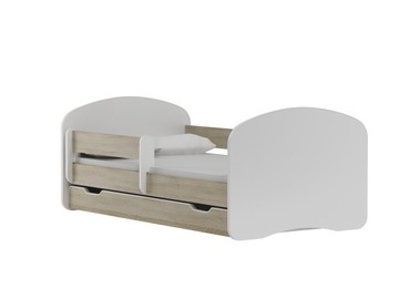 Детская кроватка 160/80 см двухсторонняя с матрасом