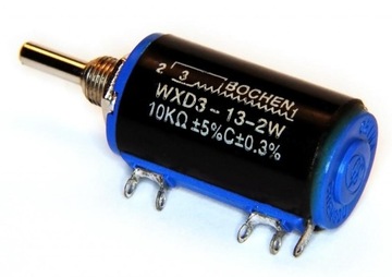 Линейный потенциометр 4,7 k 2W 10obr.