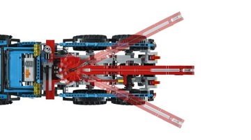 LEGO Technic Klocki LEGO Technic Terenowy holownik 6x6 42070