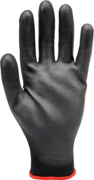 Перчатки рабочие нейлоновые черные 10 дюймов, перчатки