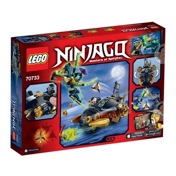 LEGO Ninjago Мотоцикл Коула 70733 + БЕСПЛАТНО