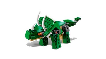 LEGO CREATOR Могучие динозавры 3 в 1 Ти-Рекс Трицератоп Птеродактиль Кубики 7+