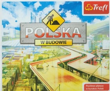 Gra planszowa TREFL Polska w budowie