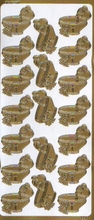 STICKERSY NAKLEJKI Chrzest złota