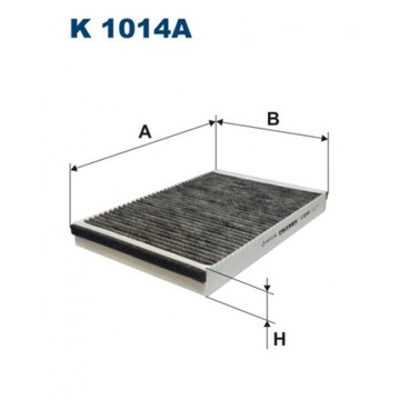 FILTRON Filtr kabinowy K1014A węglowy Opel Astra