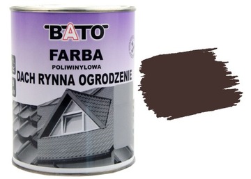 FARBA NA DACH OCYNK ALUMINIUM STAL - BRĄZOWA 10L