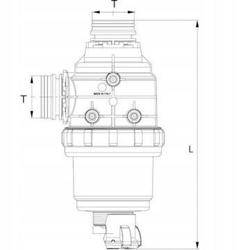 Всасывающий фильтр Arag 31624E3 160-220 л/мин