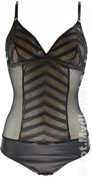 Intimissimi Прозрачное кожаное боди в сетку S