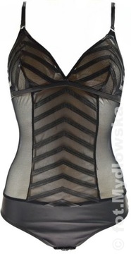 Intimissimi Transparent Leather Body sexy siatka S