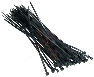 OPASKI zaciskowe kablowe CZARNE 370mm ŁDŹ