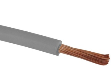 PRZEWÓD KABEL LGY H07V-K 750V 1x2,5mm2 SZARY 100mb