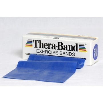 ЛЕНТА ДЛЯ ТРЕНИРОВОК Thera Band 2,5 м, СИНЯЯ резина