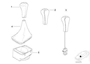 Оригинальная ручка КПП BMW E30 E36 E46 E34.