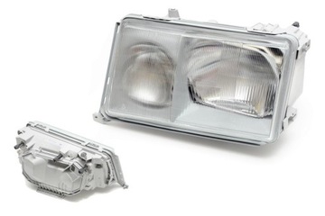 Mercedes W124 84-90, Reflektor lampa nowa LEWA