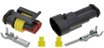 KOSTKA WTYK ZŁĄCZE HERMETYCZNE SUPERSEAL 2 PIN