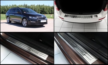 БОКОВЫЕ НАКЛАДКИ, НАКЛАДКА БАГАЖНИКА SKODA OCTAVIA 3