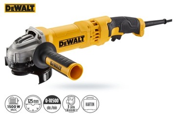 Угловая шлифовальная машина 125 1500Вт DeWALT DWE4277 триггер