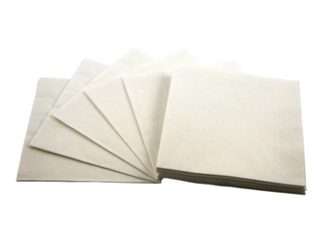 Белая бумага салфетки 20 шт 33x33 см.