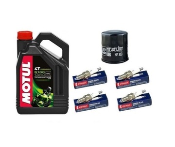 Olej MOTUL FILTR ŚWIECE SUZUKI GSX-F 600 750