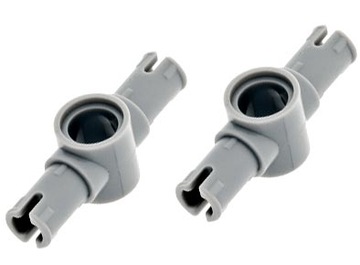 LEGO 4560175 87082 Pin z otworem jasnoszary - 2szt