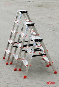 KRAUSE LADDER Лестница складная DOPPLO 2x4 трепс