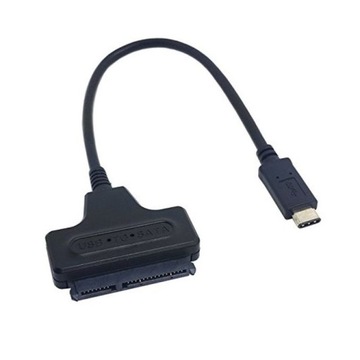 Kabel USB 3.1 USB-C typ C do SATA3 22PIN DYSK