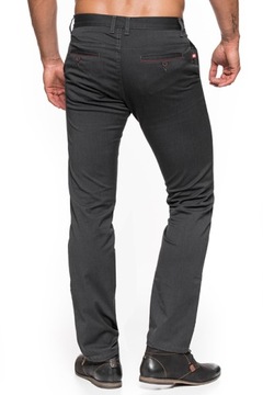 SPODNIE MĘSKIE CHINOS STANLEY - 411/054 - 86cm/L34