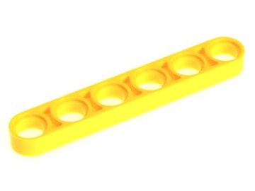 LEGO Liftarm płaski 1x6 32063 6063252 żółty